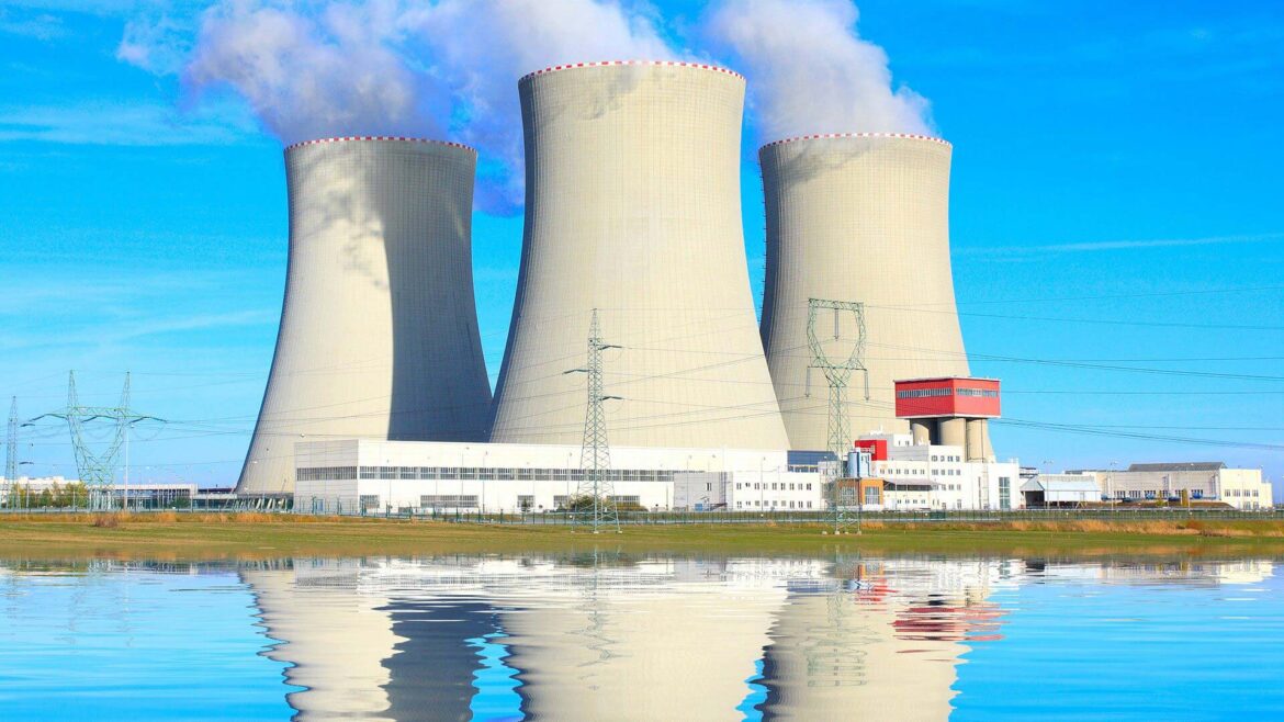 Nuclear power plant.